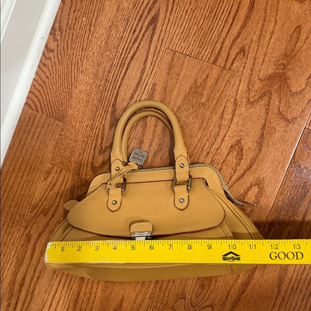 Rare vintage Dooney & Bourke Leather Handbag Made in Italy Satchel - Picture 12 of 14
